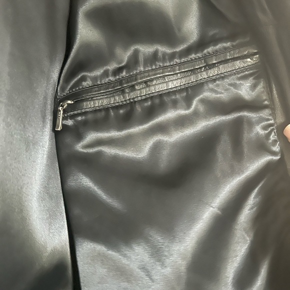 New Men’s Genuine Black Leather Bugatchi Jacket Blazer Coat Sz M - Picture 7 of 15